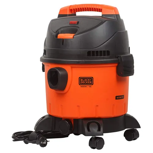 Black & Decker WDBD15-IN, 1400 W - Wet & Dry High Suction Vacuum Cleaner and Blower - 15 Litre tank