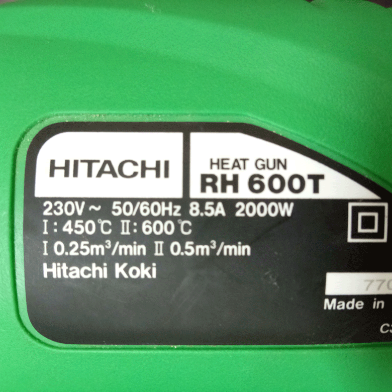 Hitachi Model No.